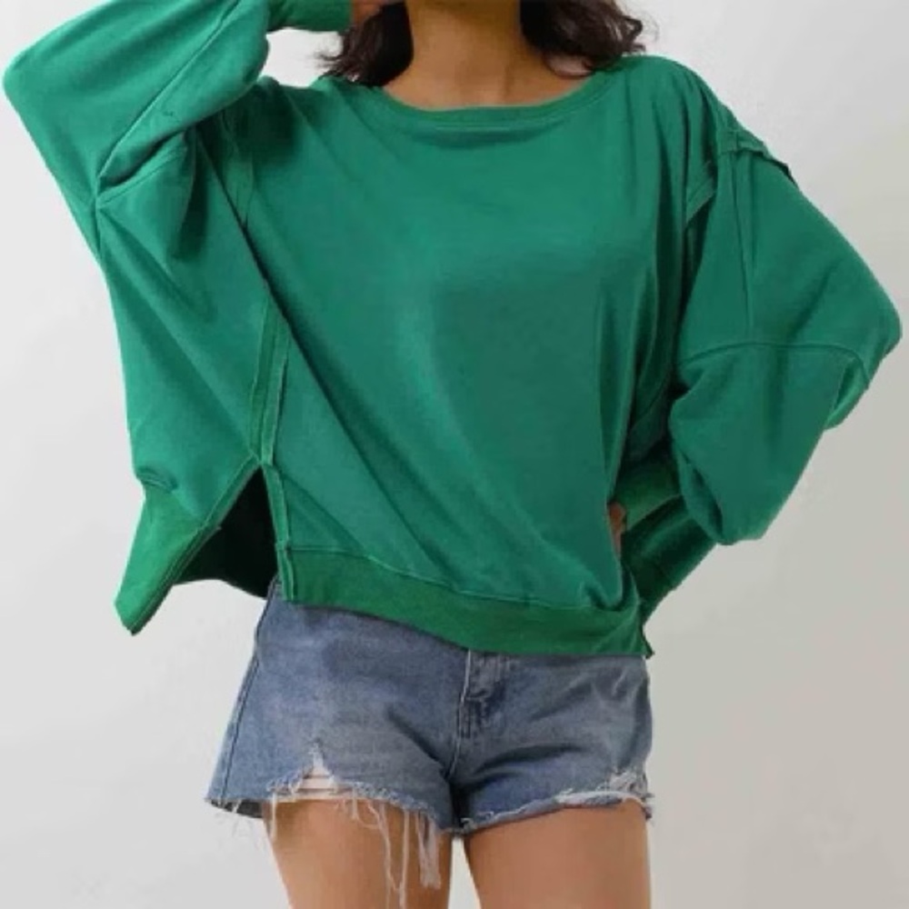 Fantastic Fawn Frayed Oversized Sweatshirt